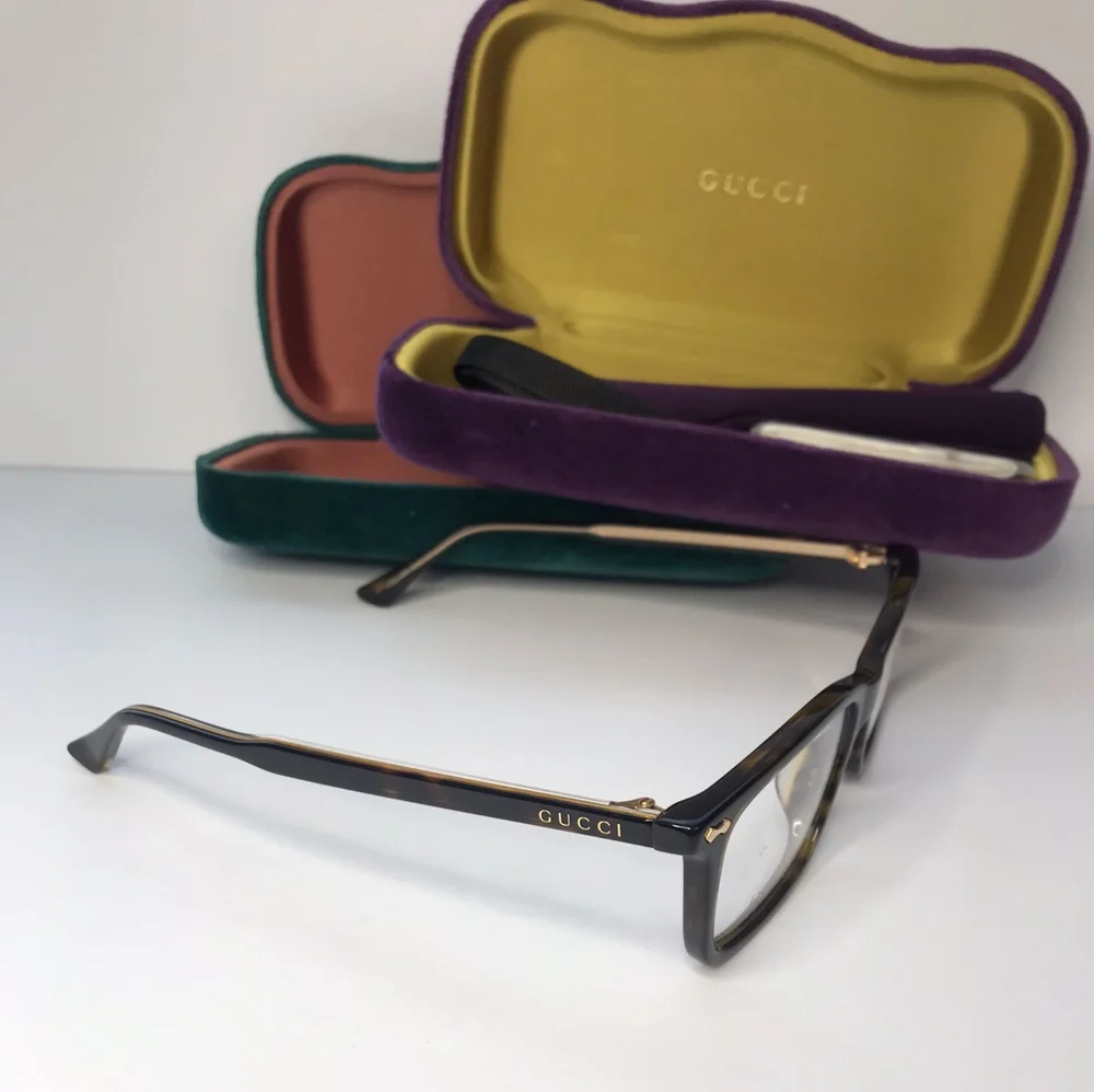 💯Original  Gucci Eyeglasses Frames GG0191OA 006 52-16-145 Havana Made in Italy